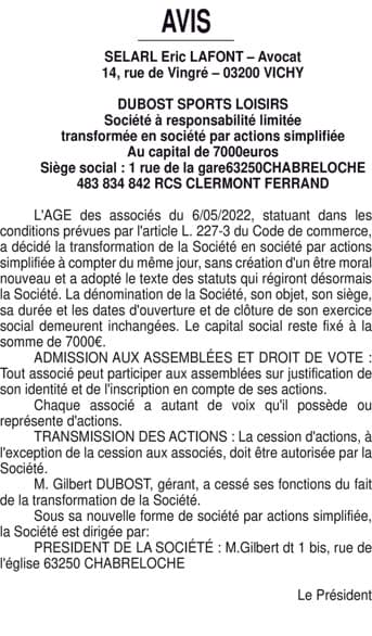Contenu publication