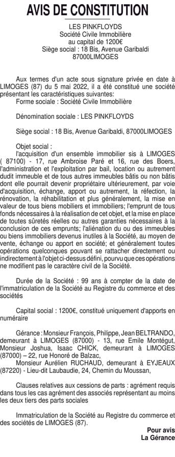 Contenu publication