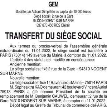 Contenu publication