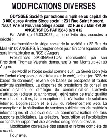 Contenu publication