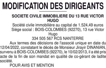 Contenu publication