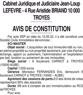 Contenu publication