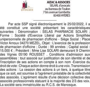Contenu publication