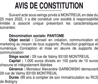Contenu publication