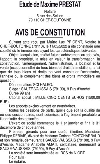Contenu publication