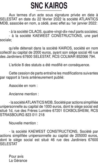 Contenu publication