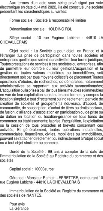 Contenu publication