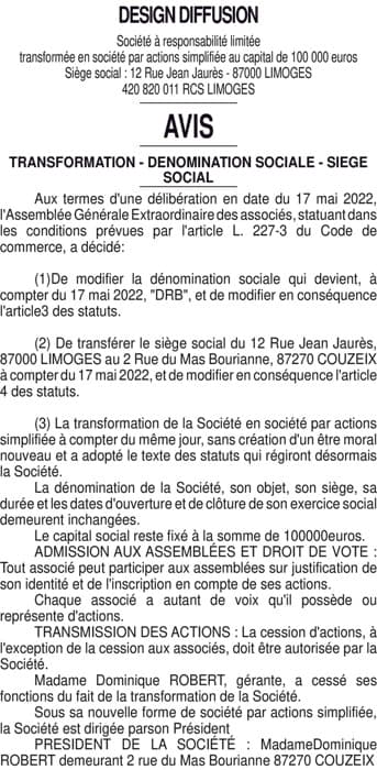 Contenu publication