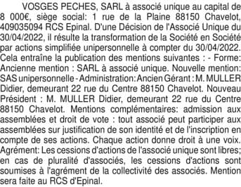 Contenu publication