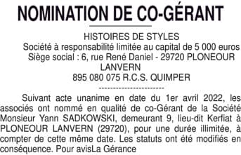 Contenu publication