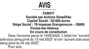 Contenu publication