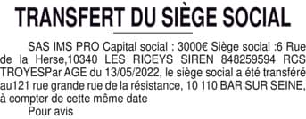 Contenu publication