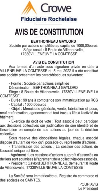 Contenu publication