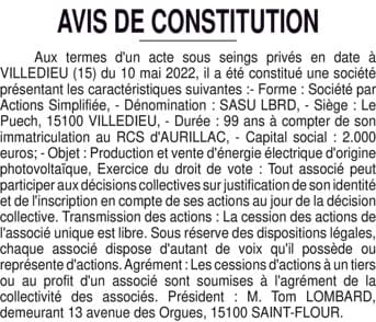 Contenu publication