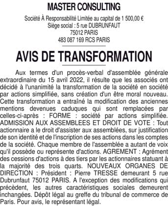 Contenu publication