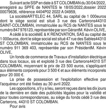 Contenu publication