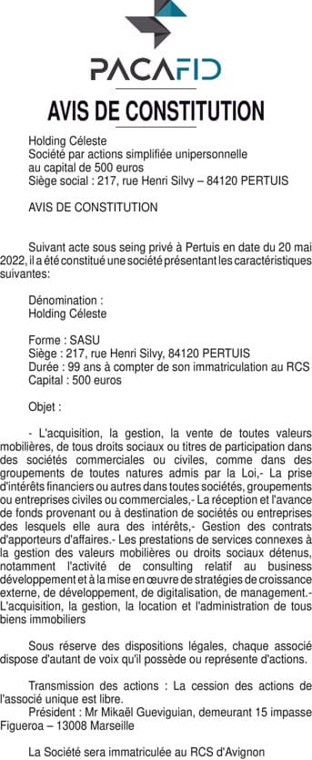 Contenu publication