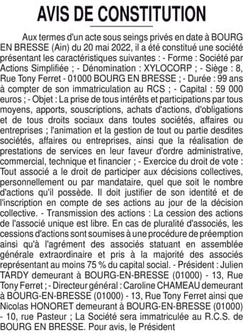Contenu publication