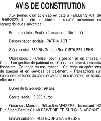 Contenu publication