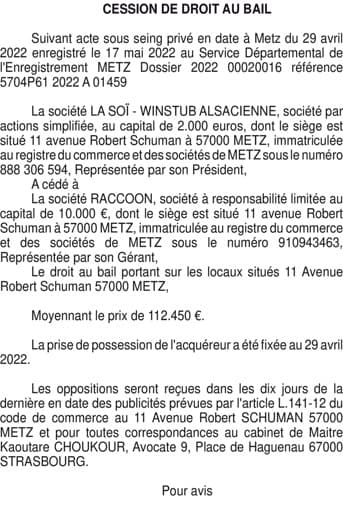 Contenu publication