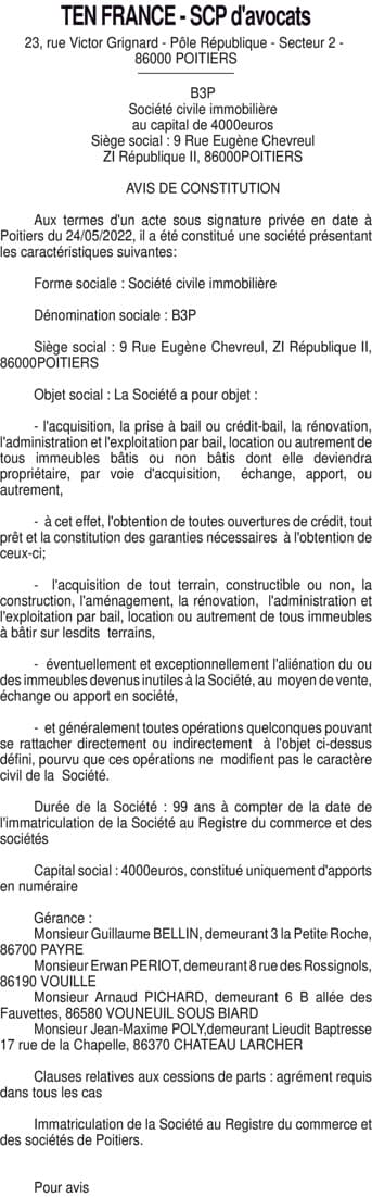 Contenu publication