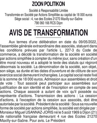 Contenu publication