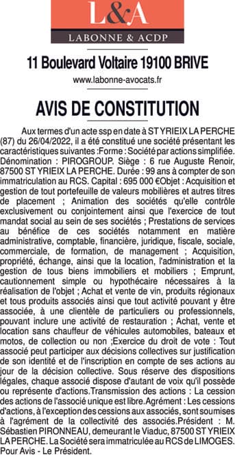 Contenu publication