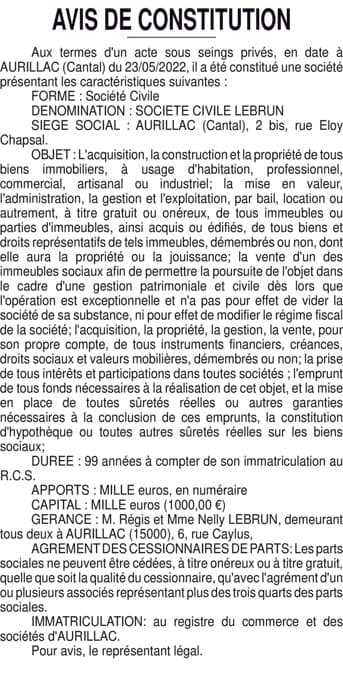 Contenu publication