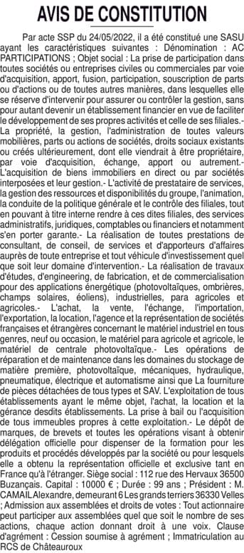 Contenu publication