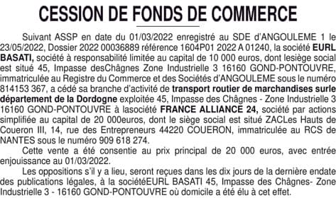 Contenu publication