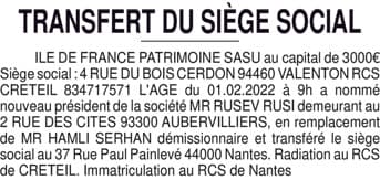 Contenu publication