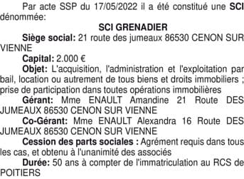 Contenu publication