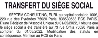 Contenu publication