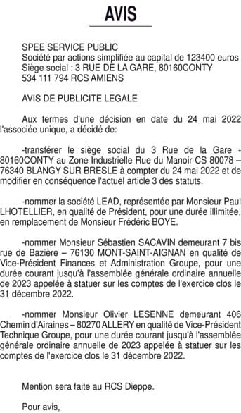 Contenu publication