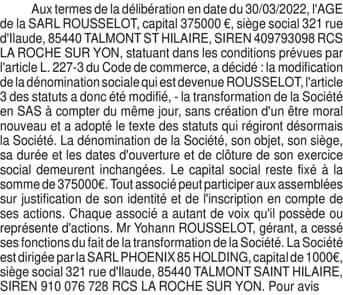 Contenu publication