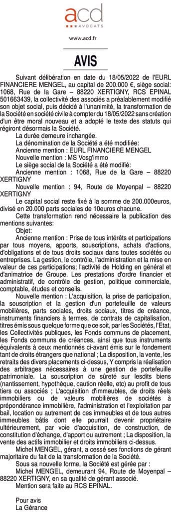 Contenu publication
