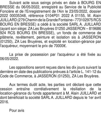 Contenu publication