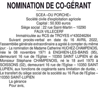 Contenu publication