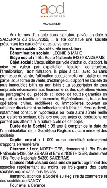 Contenu publication