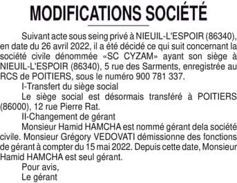 Contenu publication
