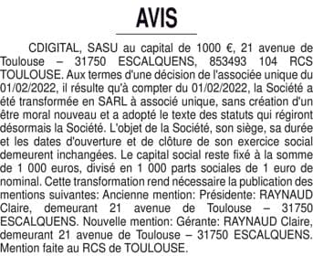Contenu publication