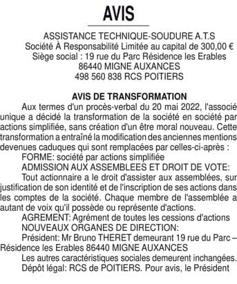 Contenu publication