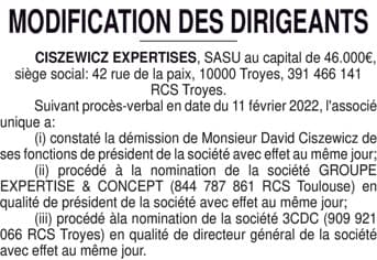 Contenu publication