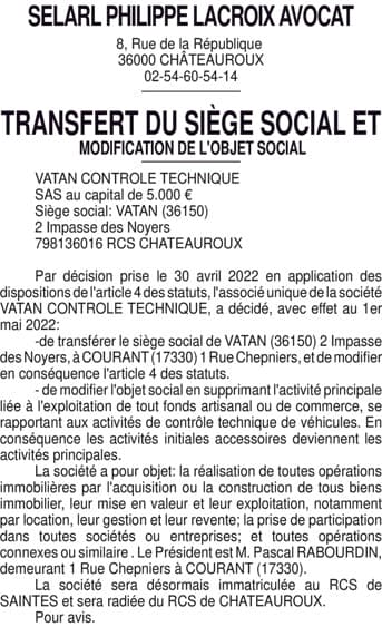 Contenu publication
