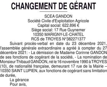 Contenu publication