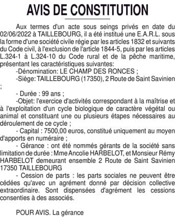 Contenu publication