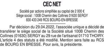 Contenu publication