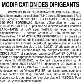 Contenu publication