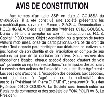 Contenu publication