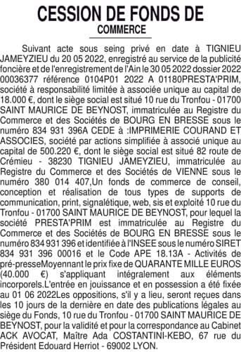 Contenu publication